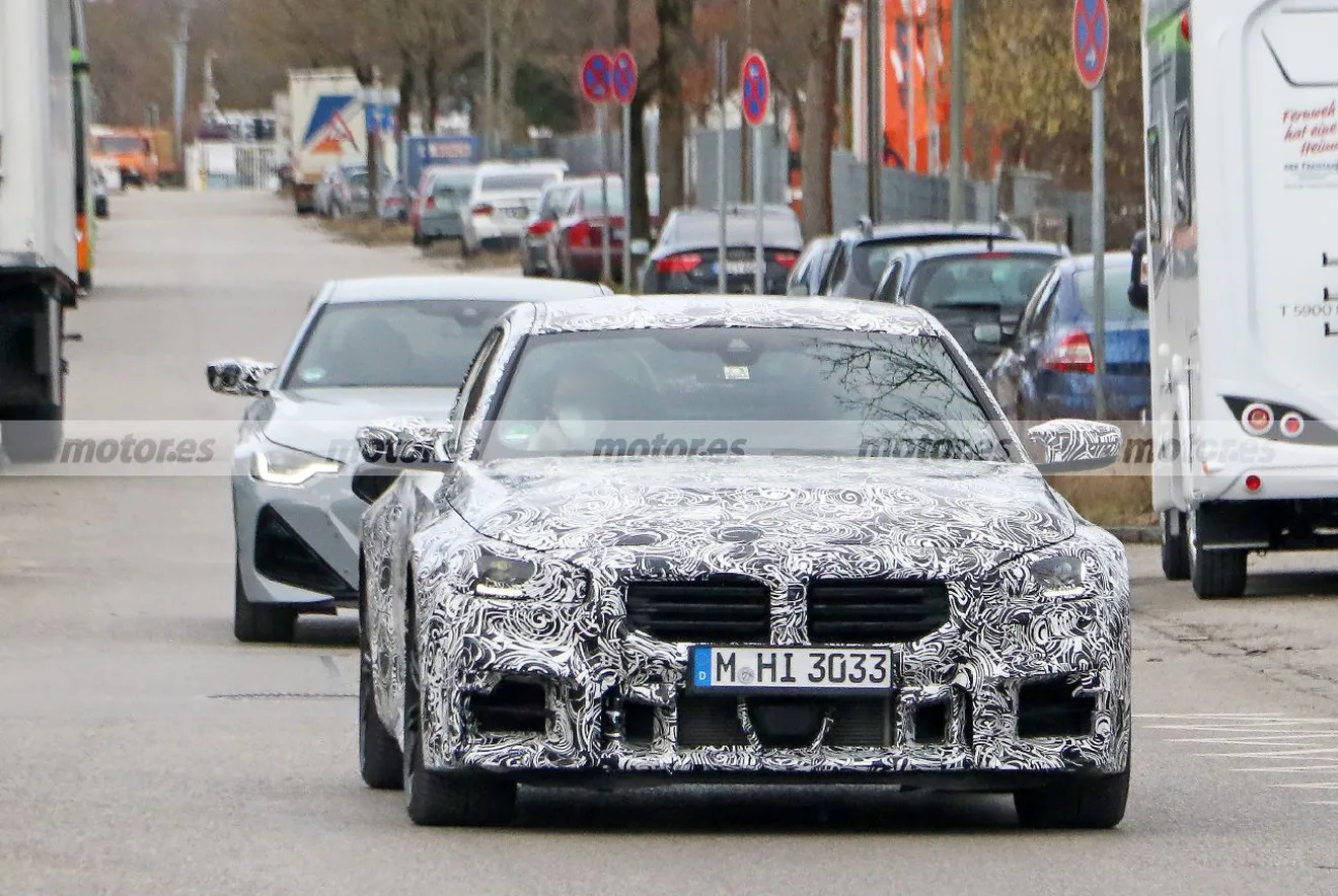 Nuevas fotos espía del BMW M2 Coupé 2023 (G87) revelan detalles distintivos