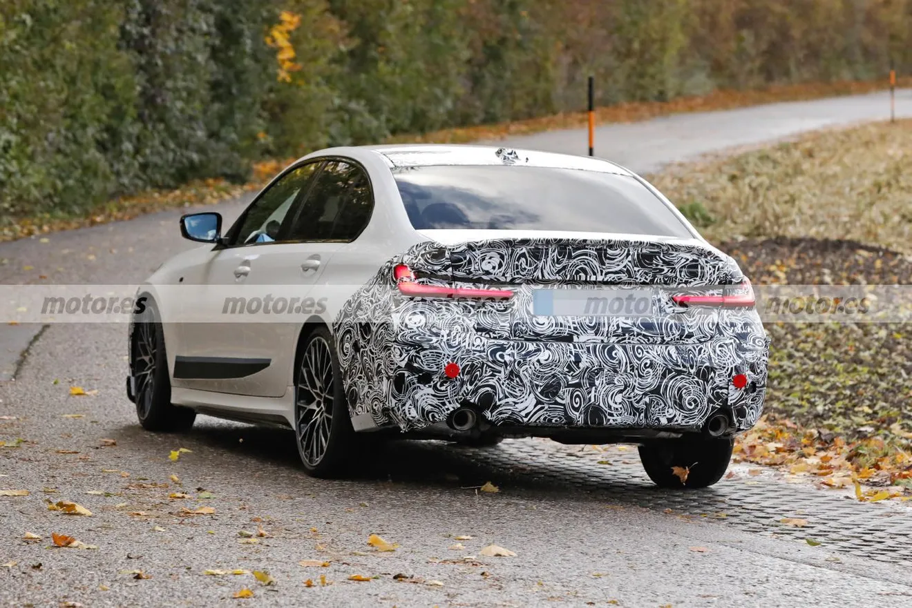 Fotos espía BMW Serie 3 M Performance Pack Facelift 2023