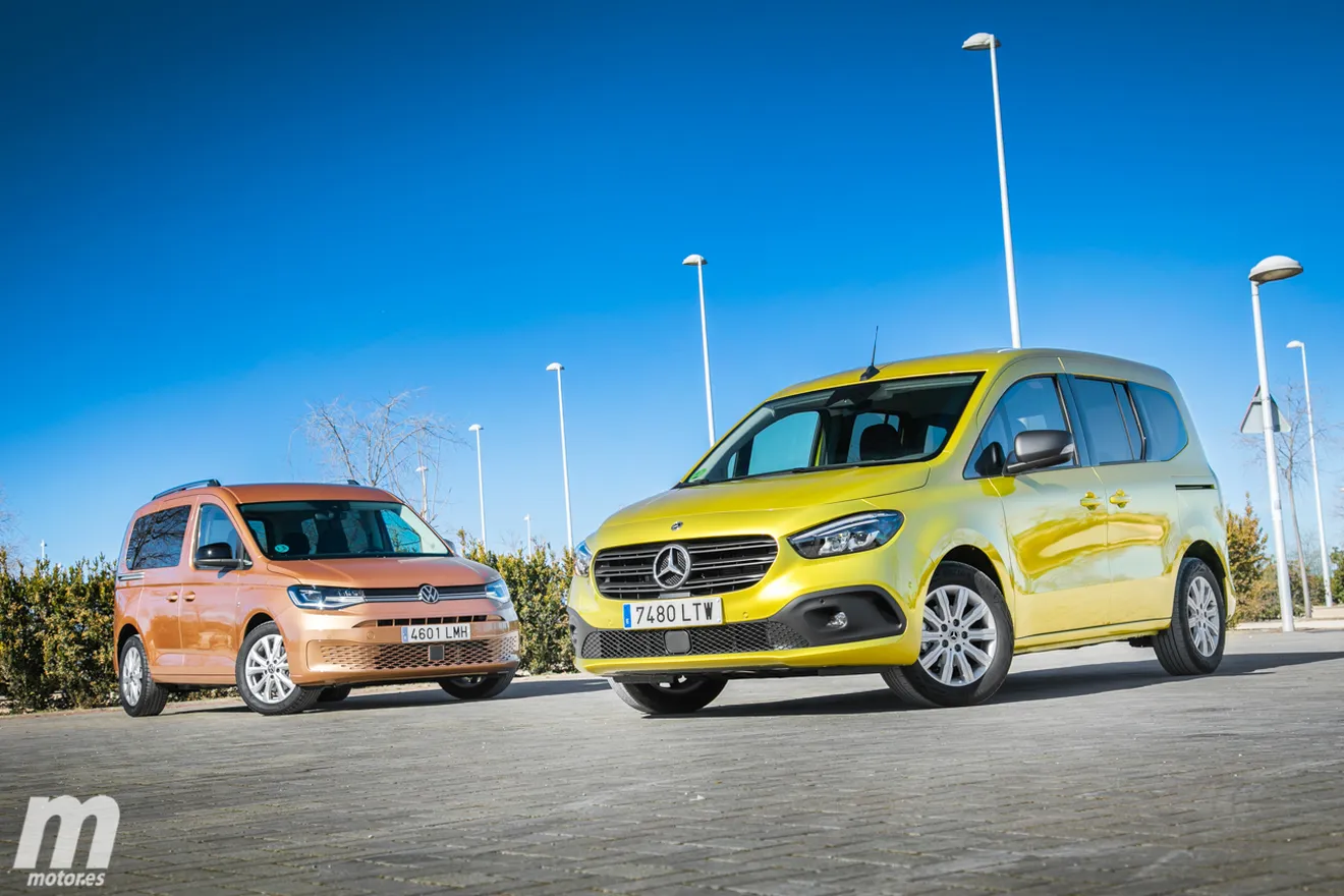 Comparativa Volkswagen Caddy vs Mercedes Citan, las dos opciones alemanas (Con vídeo)
