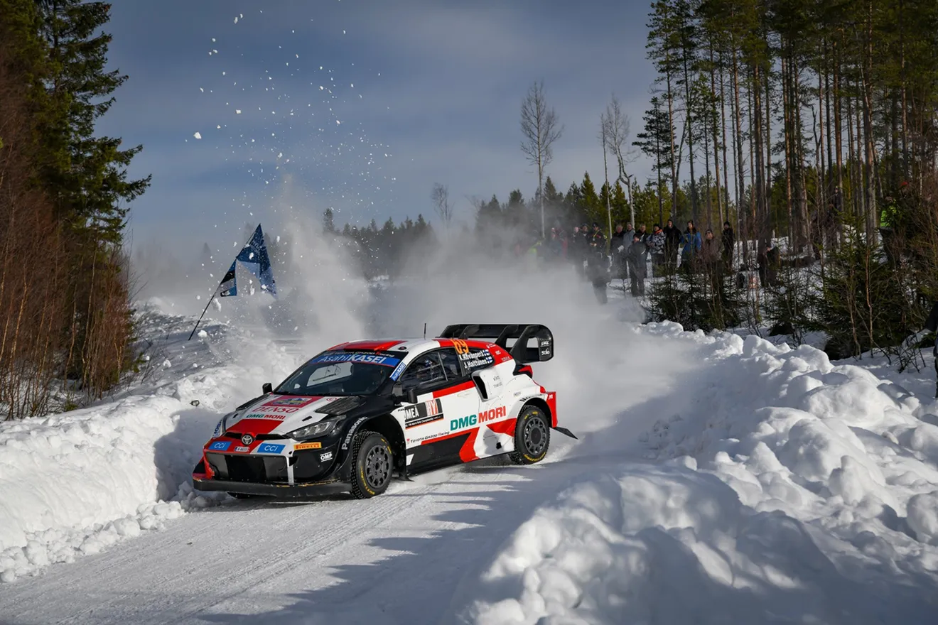 Kalle Rovanperä lidera la ofensiva de Toyota en el Rally de Suecia