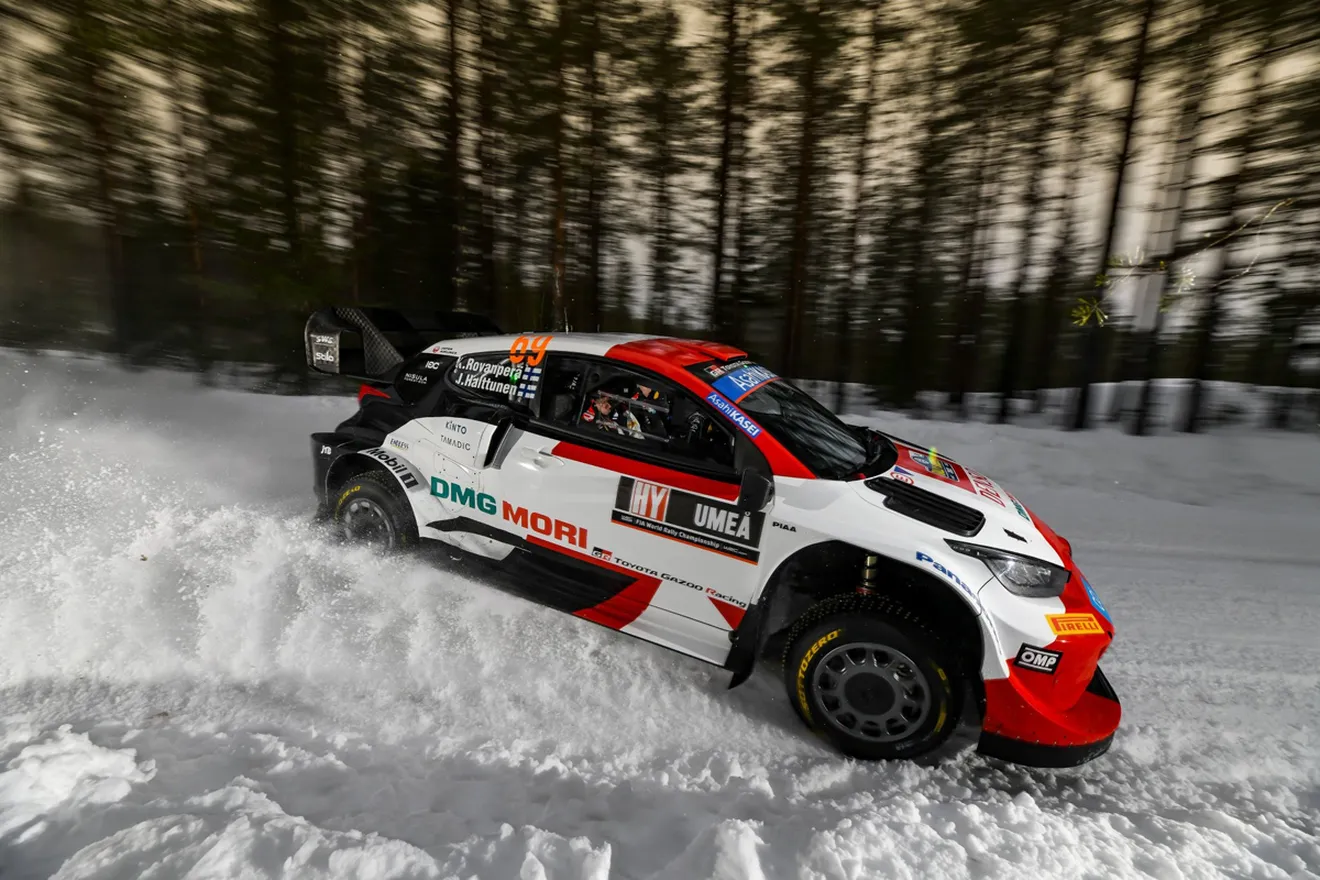 Kalle Rovanperä lidera el shakedown del Rally de Suecia con el Toyota