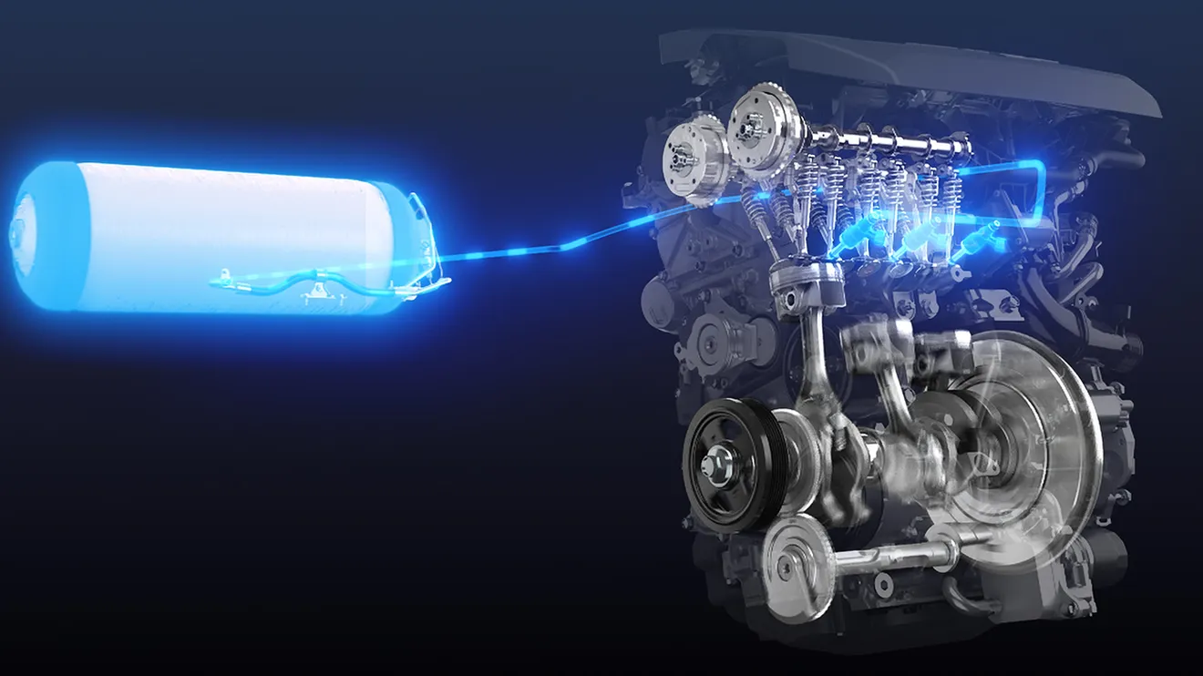 Motor de hidrógeno caliente de Toyota