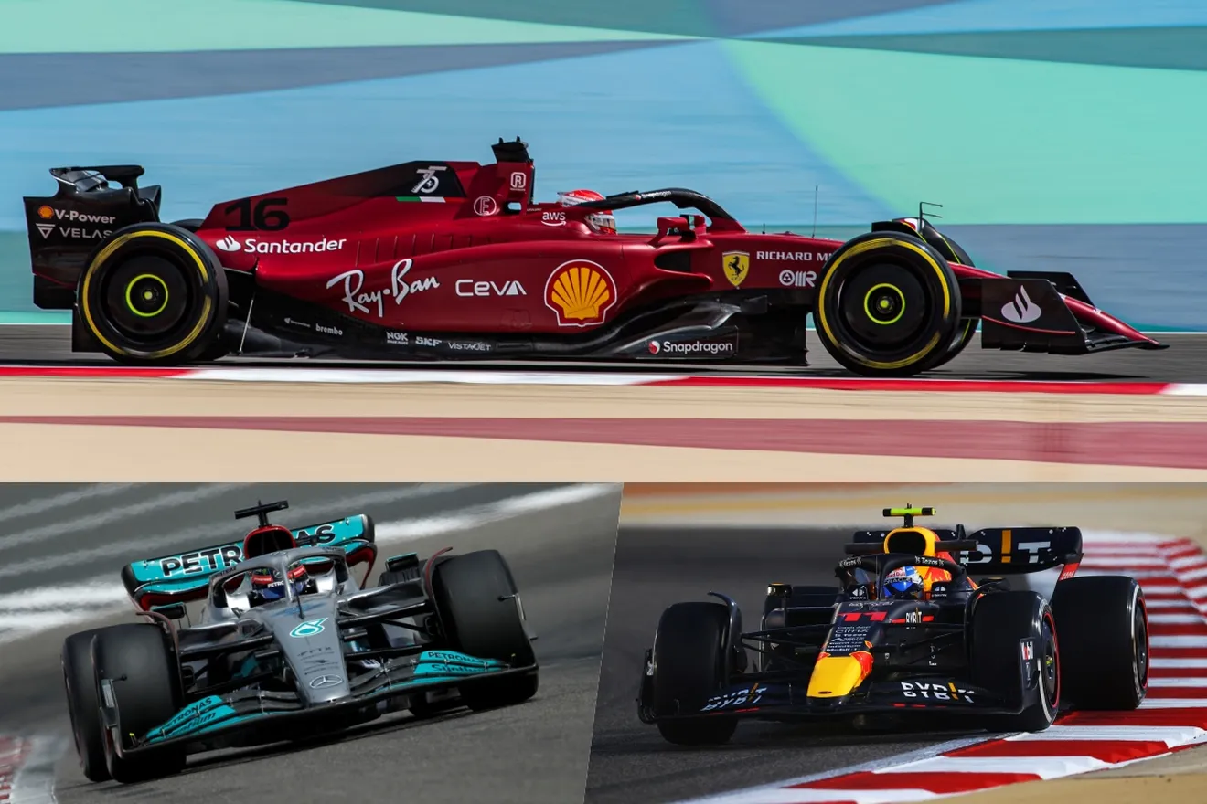 Así llega el trío de favoritos a Bahréin: Red Bull, Ferrari y Mercedes