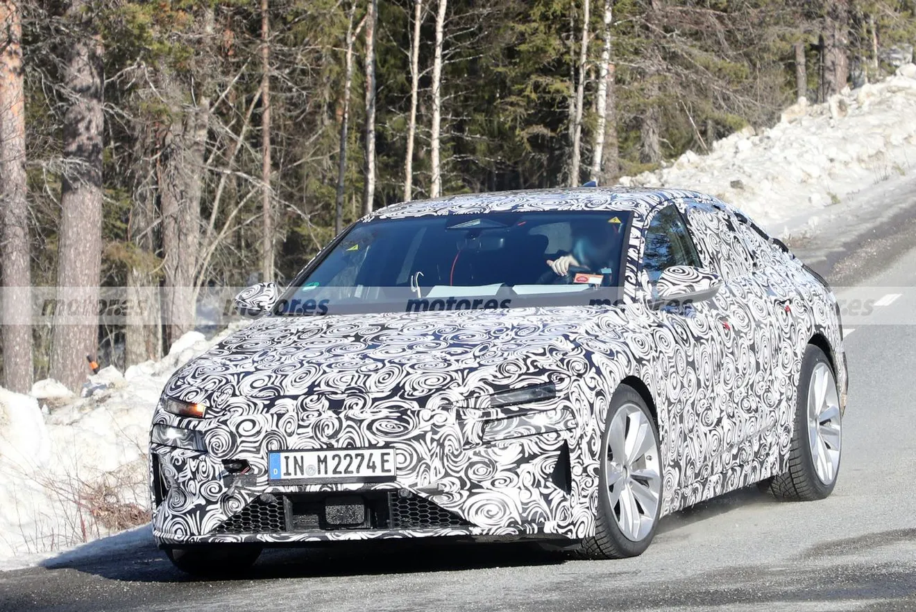 El nuevo Audi A6 Sportback e-tron con mecánica 100% eléctrica al detalle en estas fotos espía