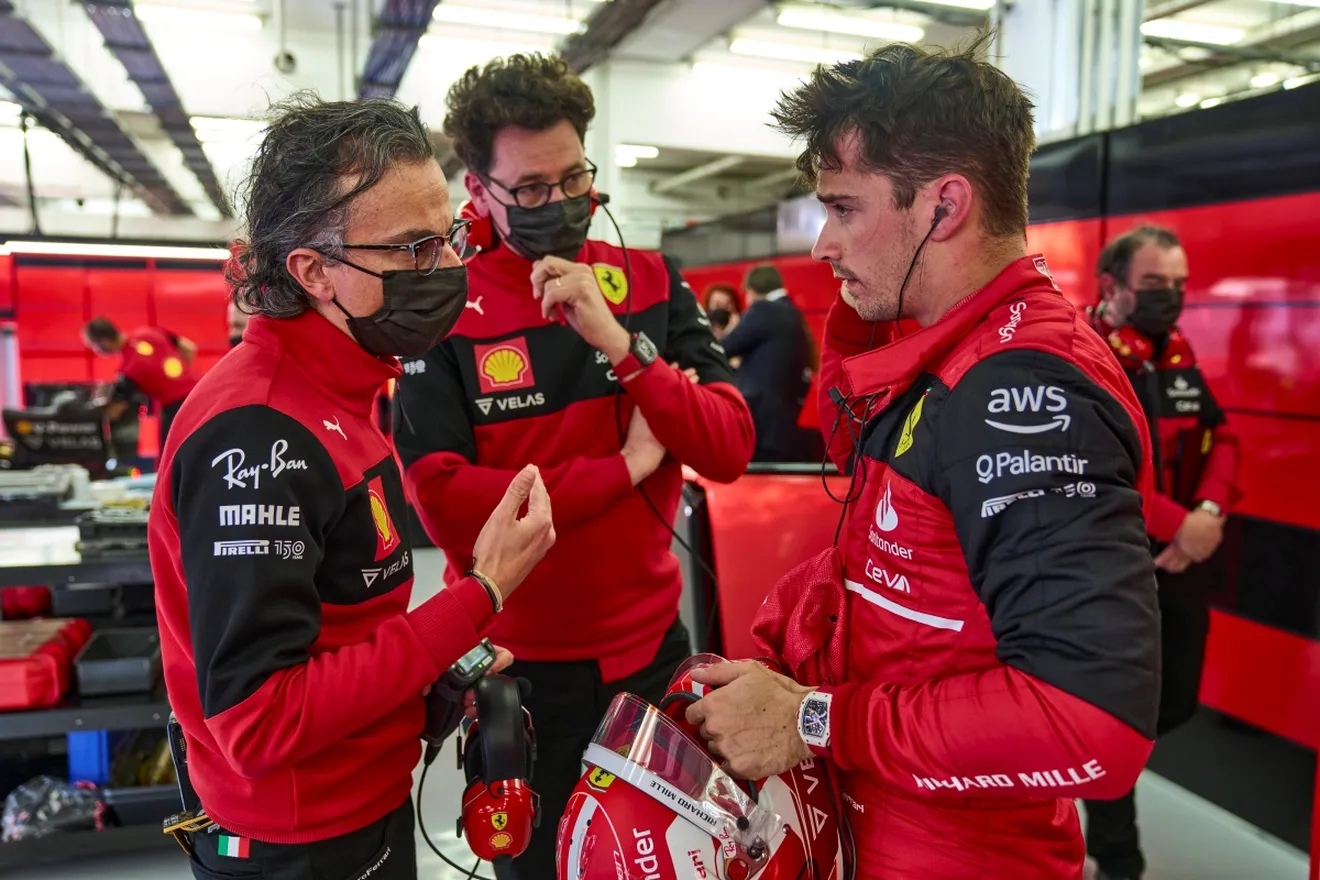 Las 2 preocupaciones de Ferrari para hoy: el ritmo de carrera de Verstappen y el porpoising