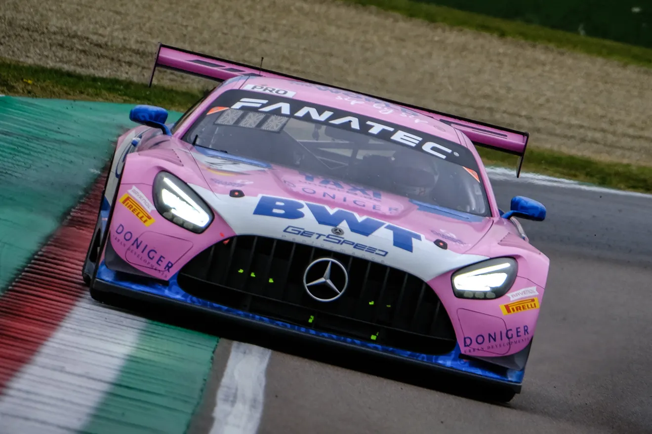 El Mercedes #2 de GetSpeed domina el 'Paid Test' del GTWC Europe en Imola