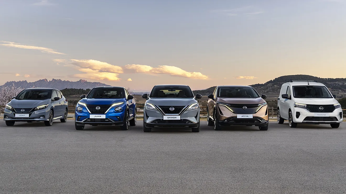 La gama Nissan de modelos electrificados para Europa