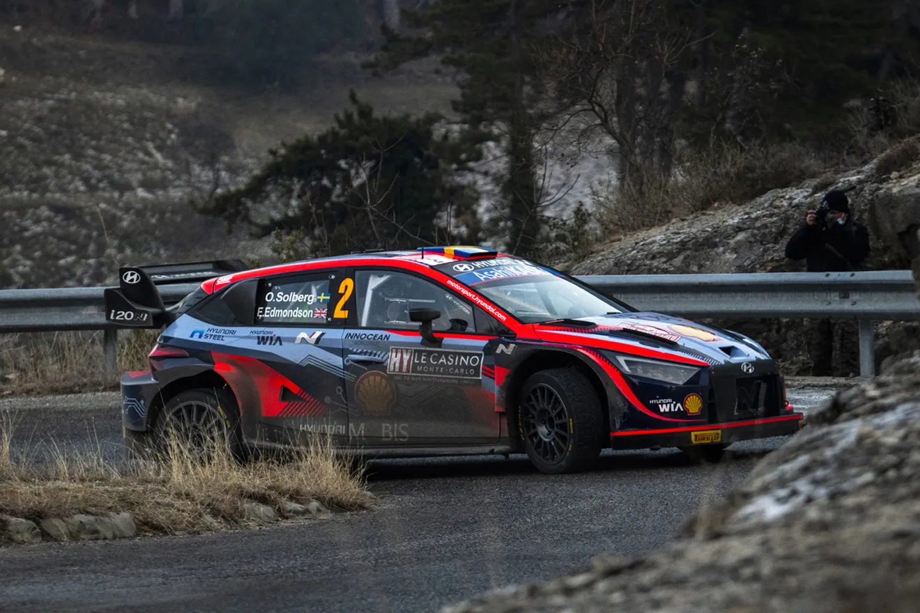 Oliver Solberg repite en el tercer Hyundai i20 N Rally1 en Croacia