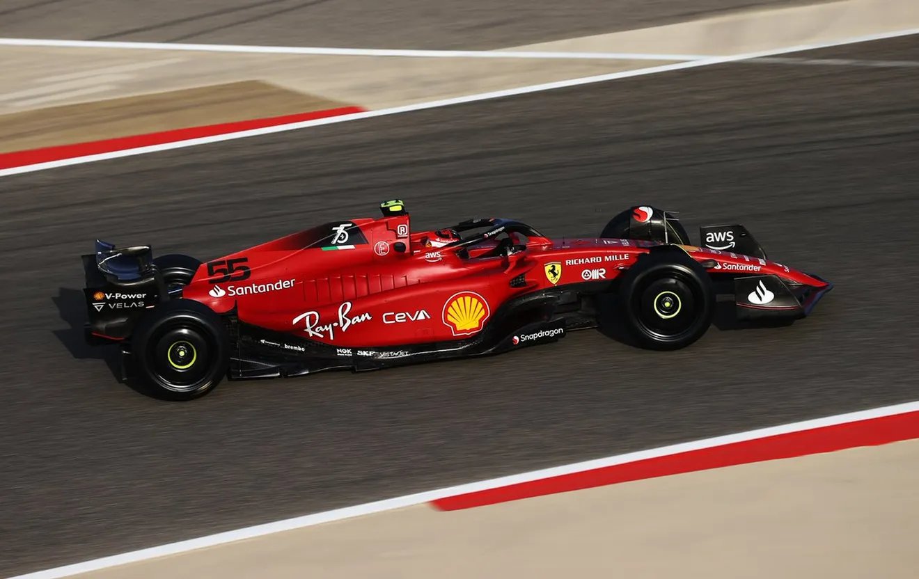 Carlos Sainz lidera el segundo test en Bahréin para una Ferrari muy favorita