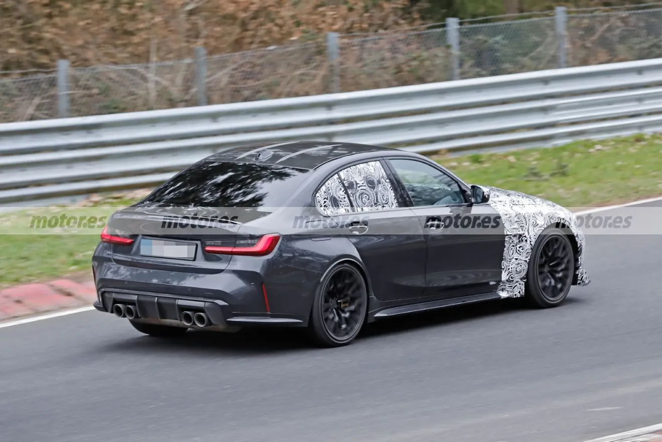 Fotos espía BMW M3 CS 2023 en Nürburgring