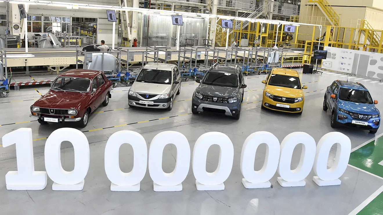 Dacia fabrica su vehículo número 10 millones