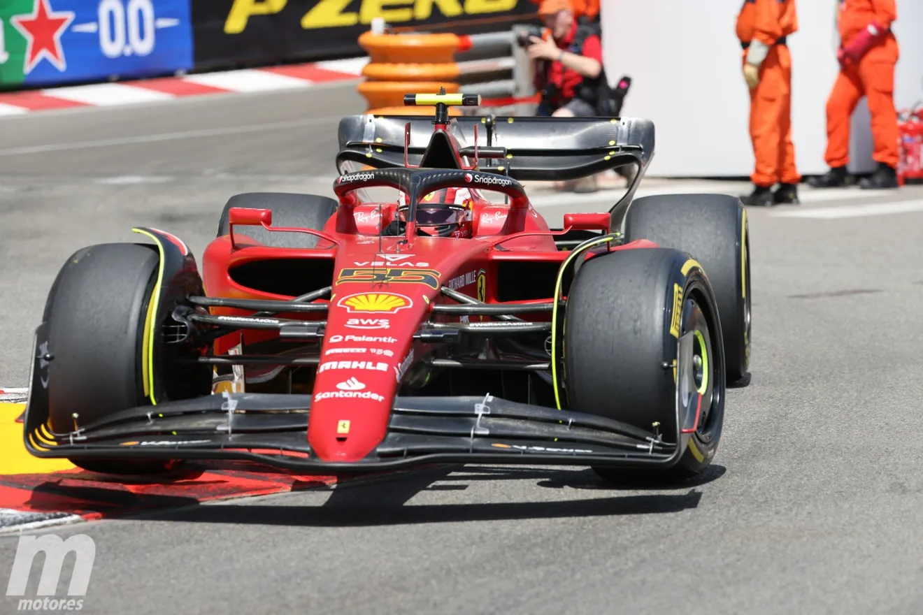 Sainz y Ferrari, «contentos» por el rendimiento «alentador» del F1-75
