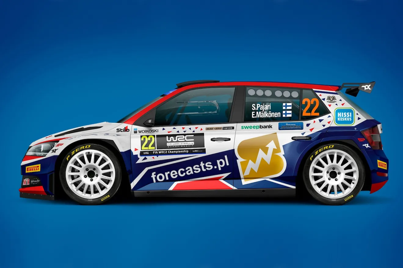 Sami Pajari pilotará un Skoda Fabia Rally2 de Toksport WRT en Cerdeña