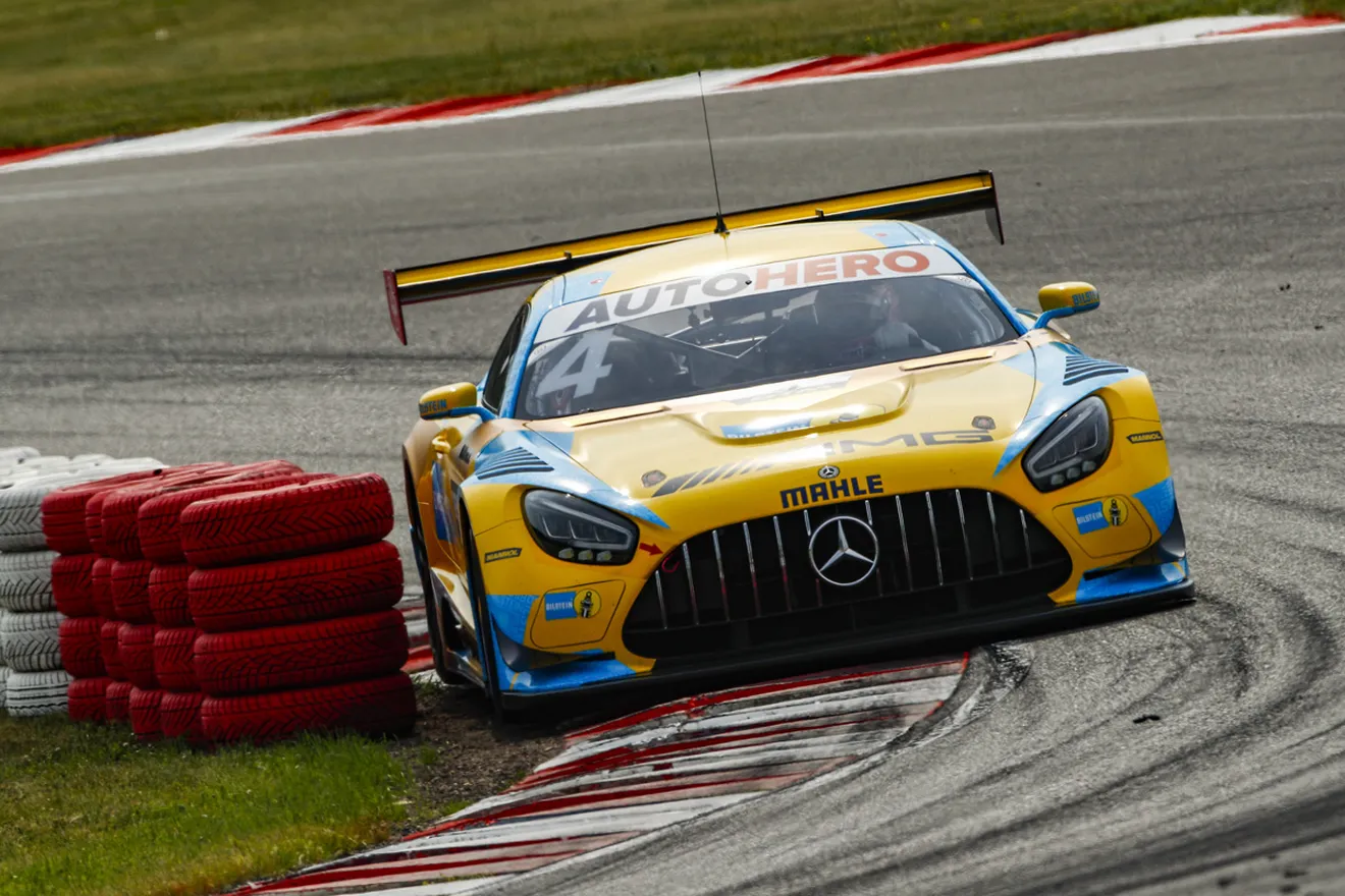 Sheldon Van der Linde sorprende al 'ejercito' Mercedes y gana en Lausitzring