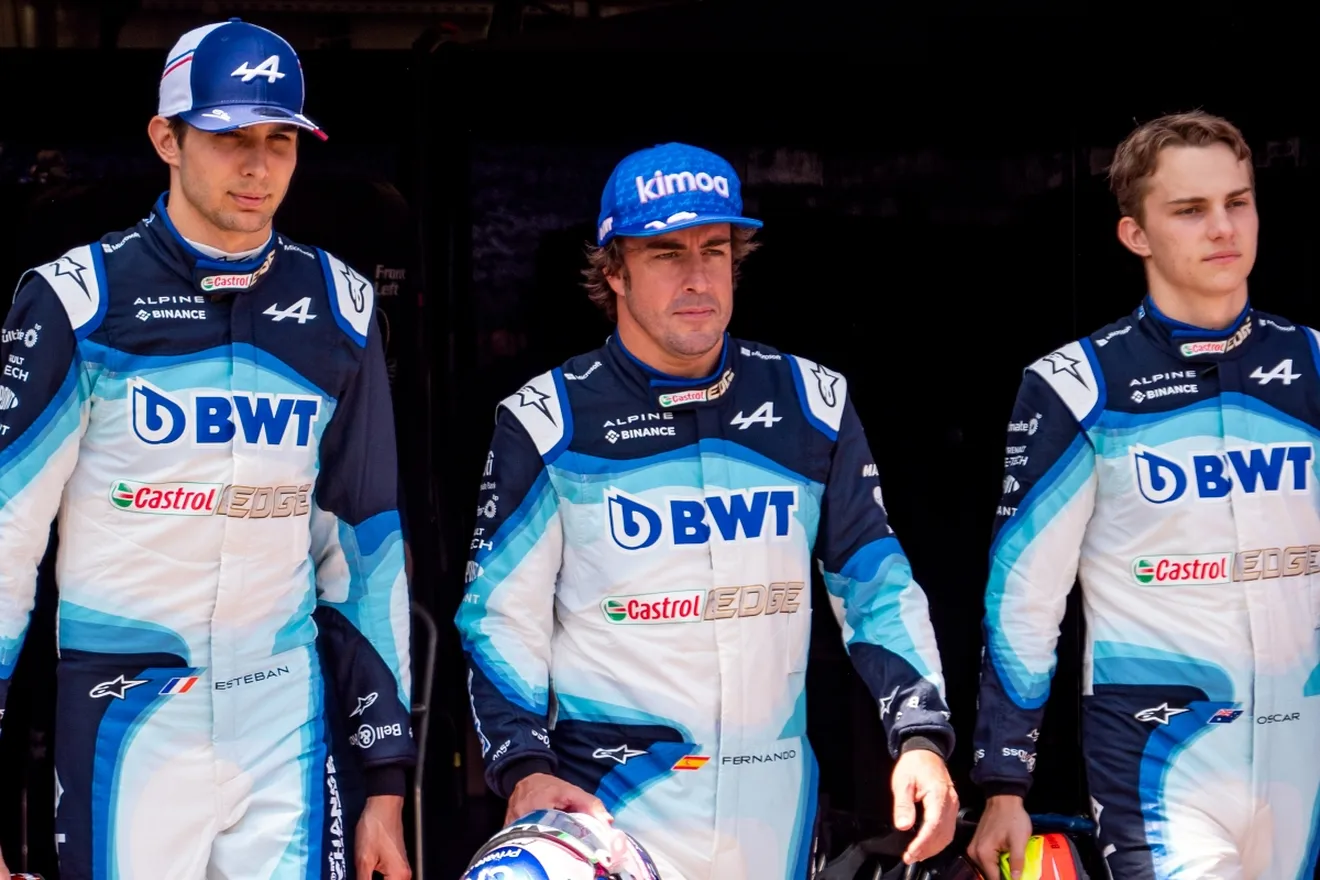 El futuro se aclara en Alpine: Piastri a Williams y Alonso un año más