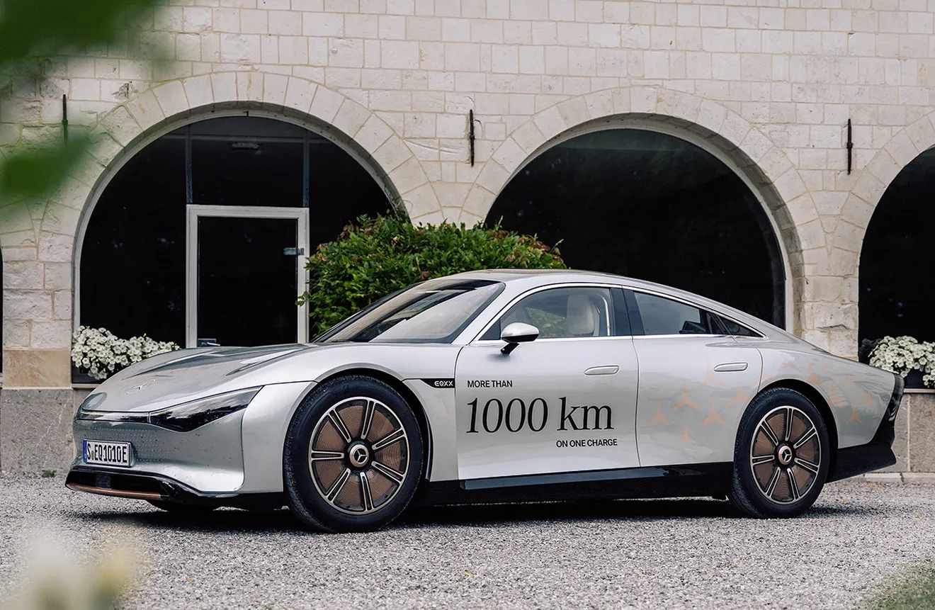 El prototipo del Mercedes Vision EQXX bate un nuevo récord de autonomía