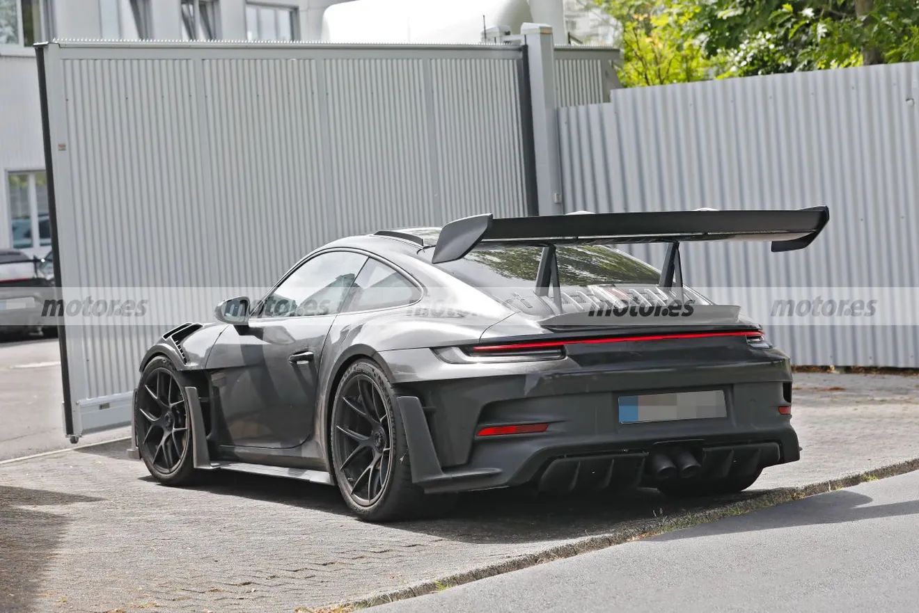 Fotos espía Porsche 911 GT3 RS 2022 en Nürburgring