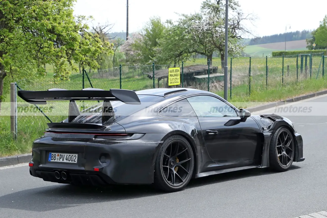 Fotos espía Porsche 911 GT3 RS 2023 Nürburgring
