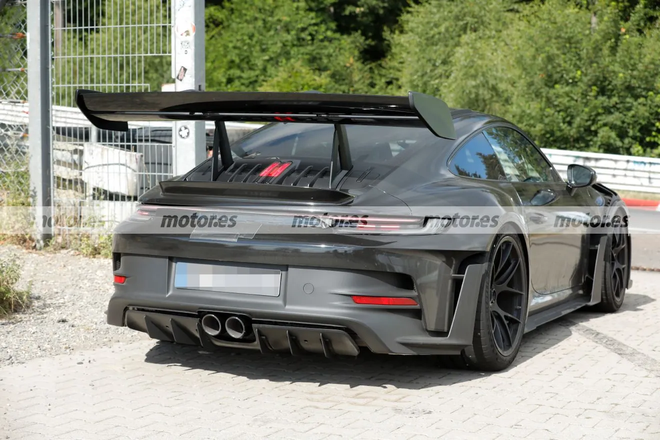 Fotos espía Porsche 911 GT3 RS 2023 al detalle