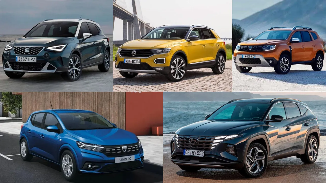 Los 5 coches del 2022 preferidos por los españoles