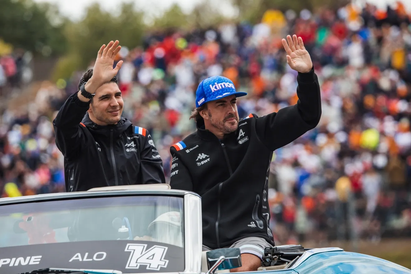Esteban Ocon, sobre Fernando Alonso: «Es triste que una leyenda como él se marche de Alpine»