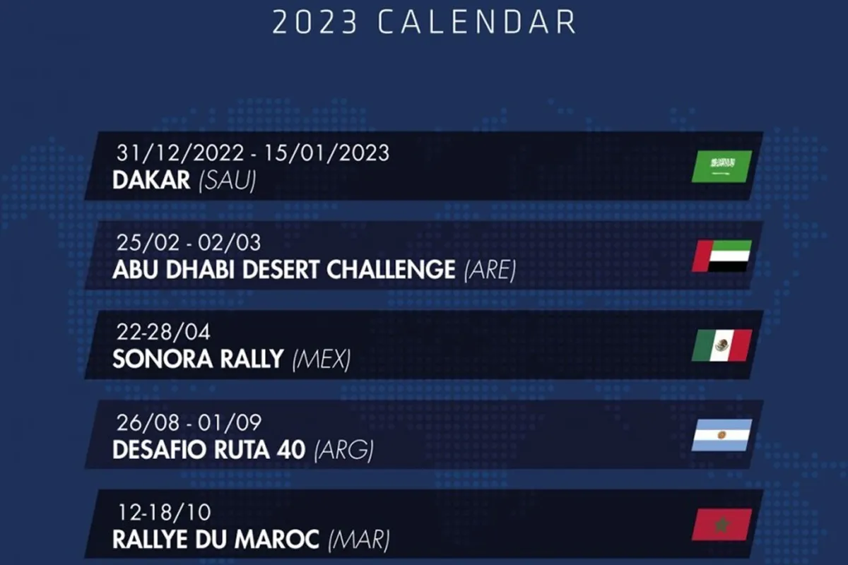 España no tiene hueco en el calendario 2023 del Mundial FIA de Rally-Raid