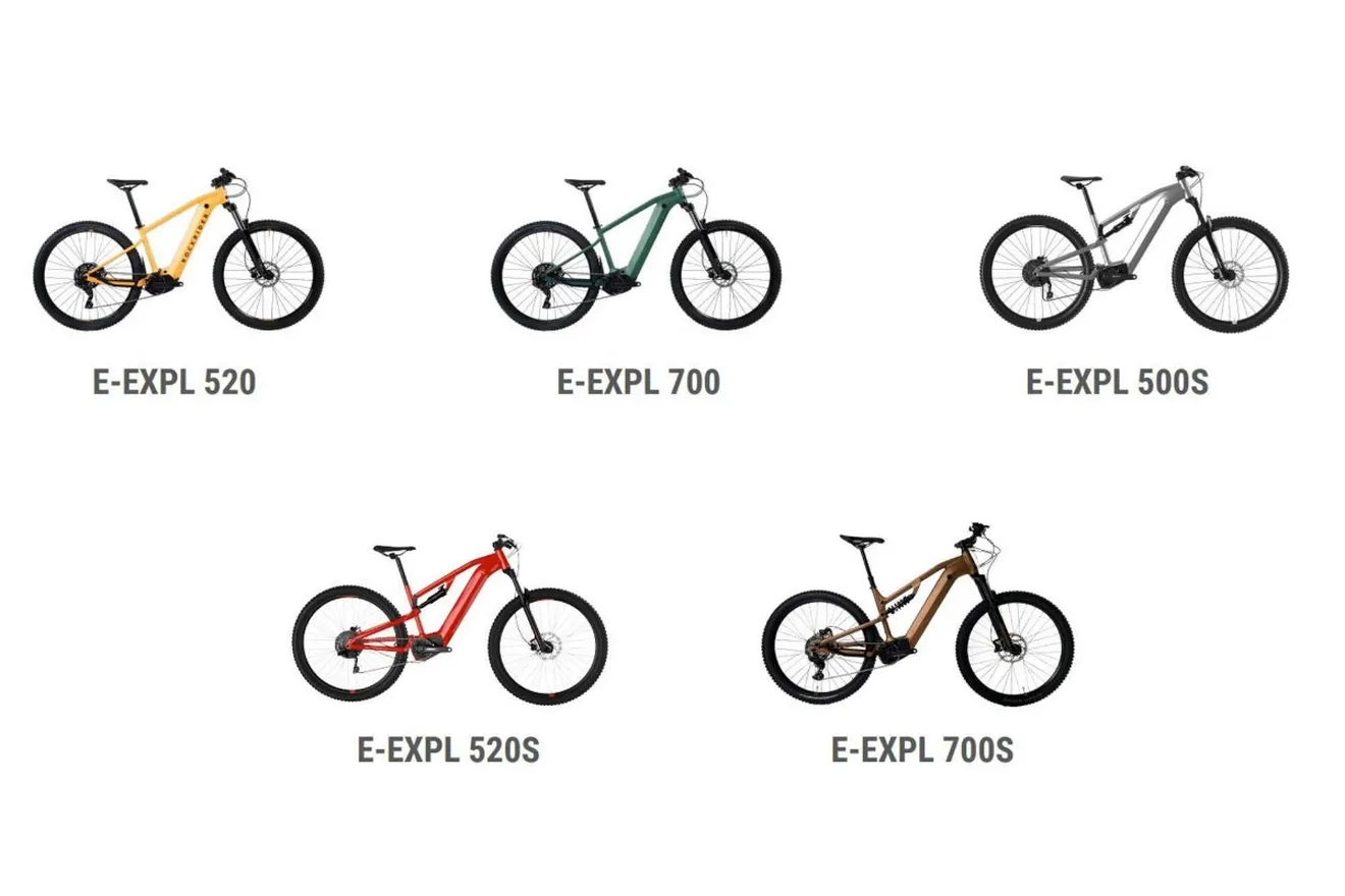 Así son las nuevas Mountain Bikes eléctricas Rockrider E-EXPL de Decathlon
