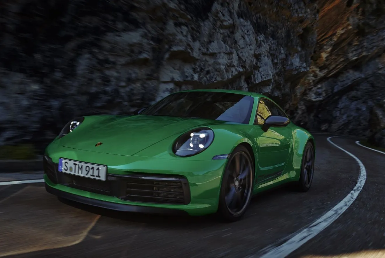 Llega el nuevo Porsche 911 Carrera T, un deportivo liviano y básico para puristas
