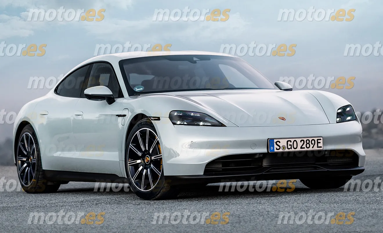 Adelanto del Porsche Taycan Facelift, nueva imagen, más equipamiento y autonomía