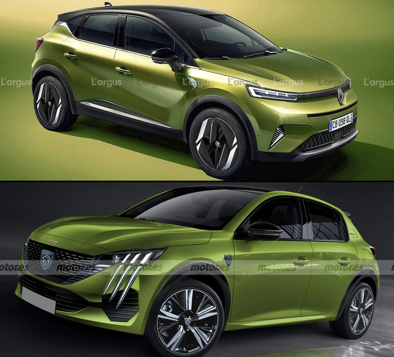Renault Captur 2024 vs Peugeot 208 2024