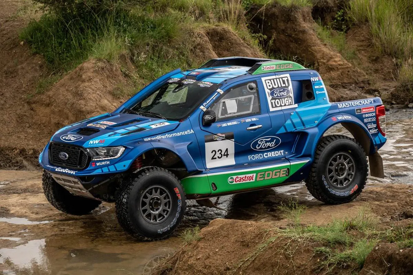Las Ford Ranger T1+ de M-Sport y NWM no estarán en la salida del Dakar 2023