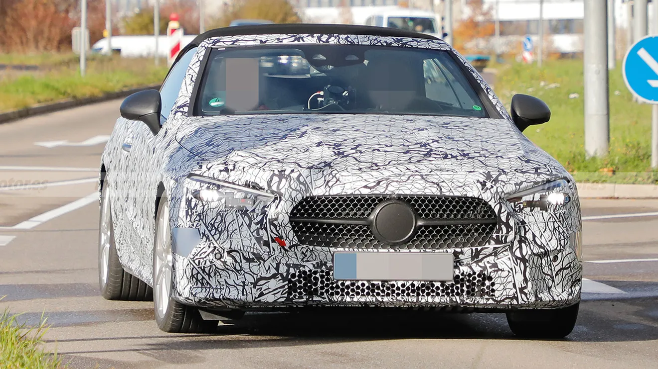 Mercedes CLE Cabrio - foto espía frontal