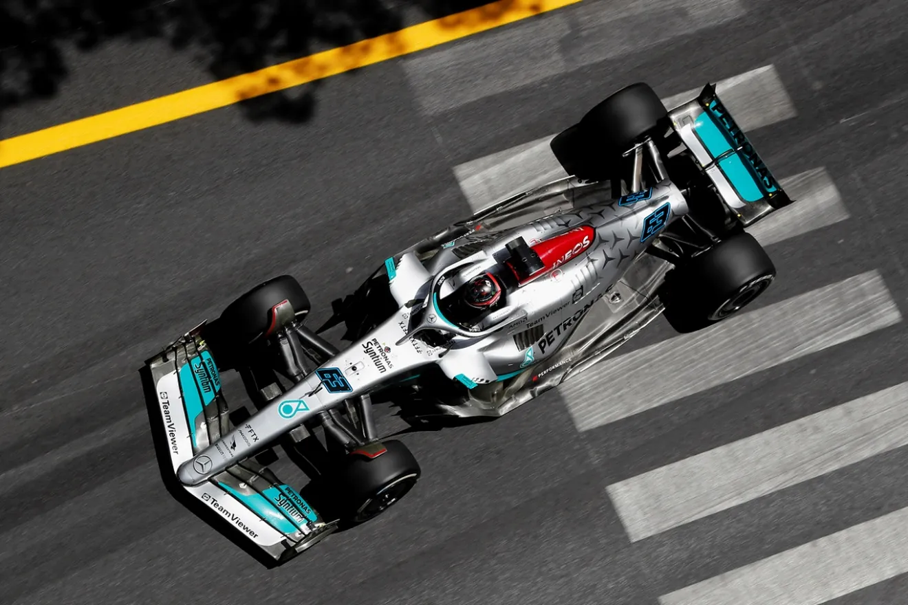 Mercedes jugó al despiste con el W13: el W14 mantendrá el concepto ‘zero pod’, pero sólo en apariencia
