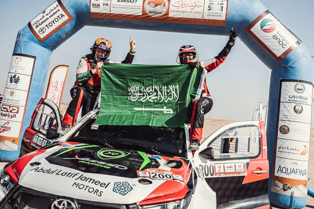 Yazeed Al-Rajhi se proclama campeón de la Copa del Mundo FIA de Bajas en Dubái