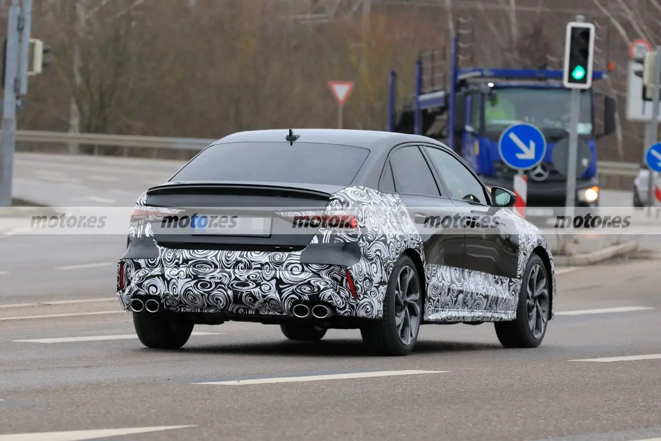 Fotos espía Audi S3 Sedán Facelift 2024