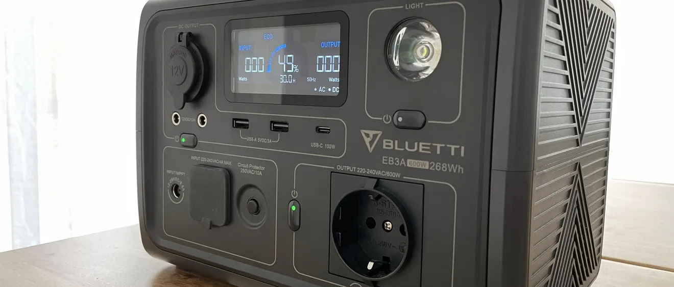 Probamos la batería portátil Bluetti EB3A: energía en cualquier parte a un precio muy interesante
