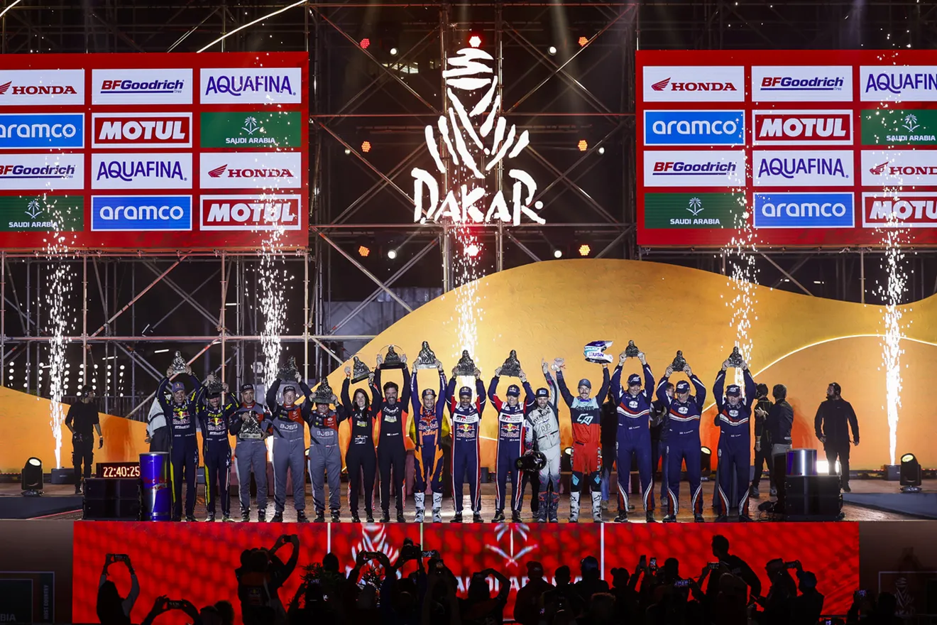 Estos son todos y cada uno de los ganadores de la edición 2023 del Dakar