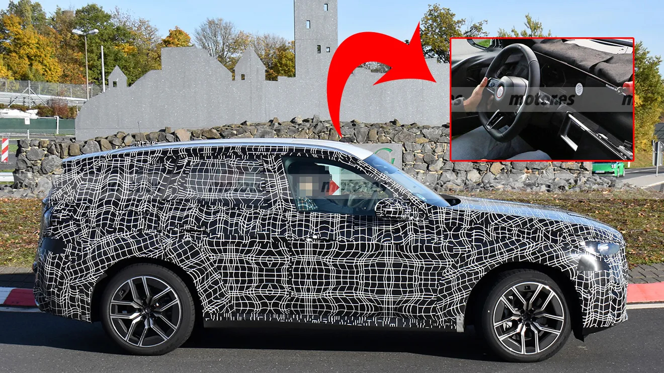 Digital y conectado: el interior del nuevo BMW X3 2024 queda parcialmente al descubierto