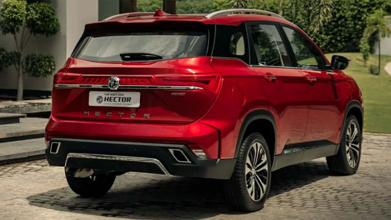 MG Hector 2023 - posterior