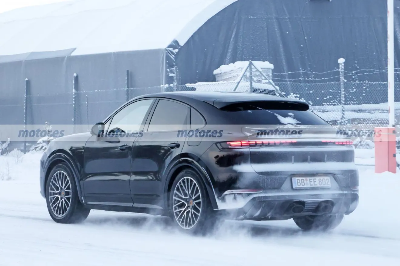 Fotos espía Porsche Cayenne Coupé Facelift 2023
