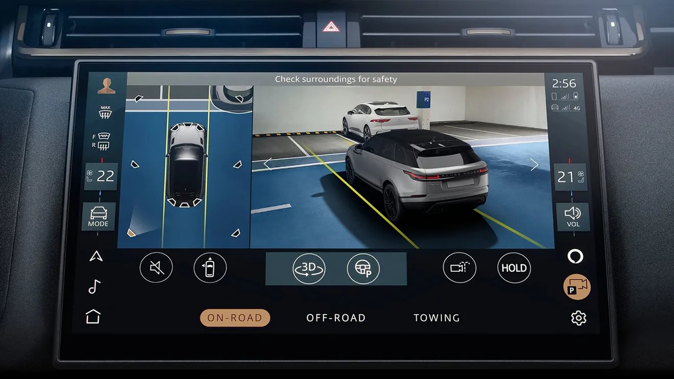 Range Rover Velar 2023 - pantalla táctil