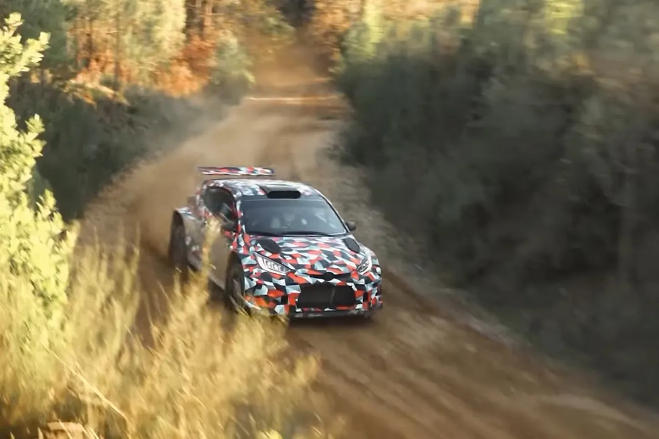 El Toyota GR Yaris Rally2 suma un nuevo test en los tramos de tierra de Portugal
