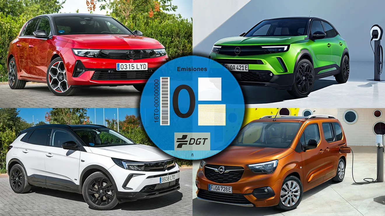 Gama Opel de vehículos electrificados: híbridos enchufables y eléctricos para circular por las ZBE