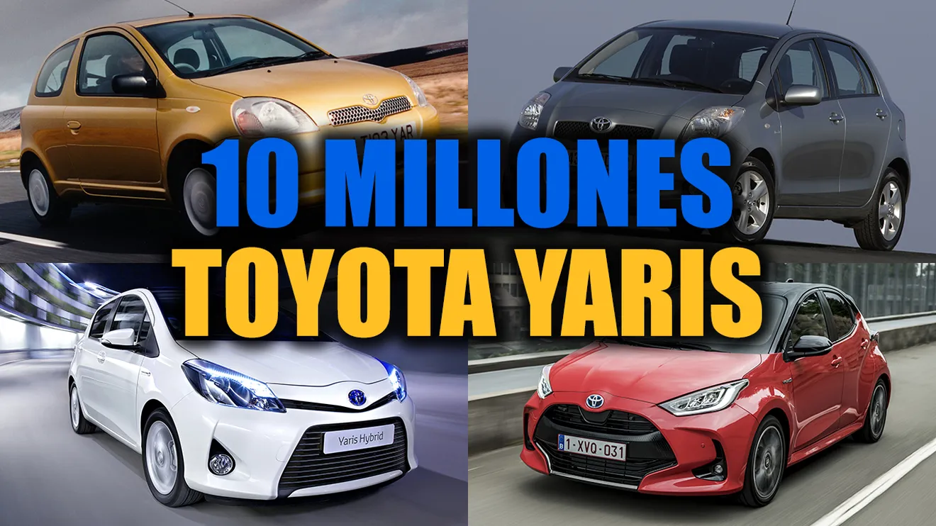 El Toyota Yaris alcanza el hito de las 10 millones de unidades producidas en todo el mundo
