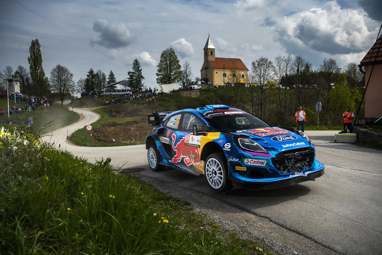 El accidente de Thierry Neuville deja todo de cara para Elfyn Evans en el Rally de Croacia