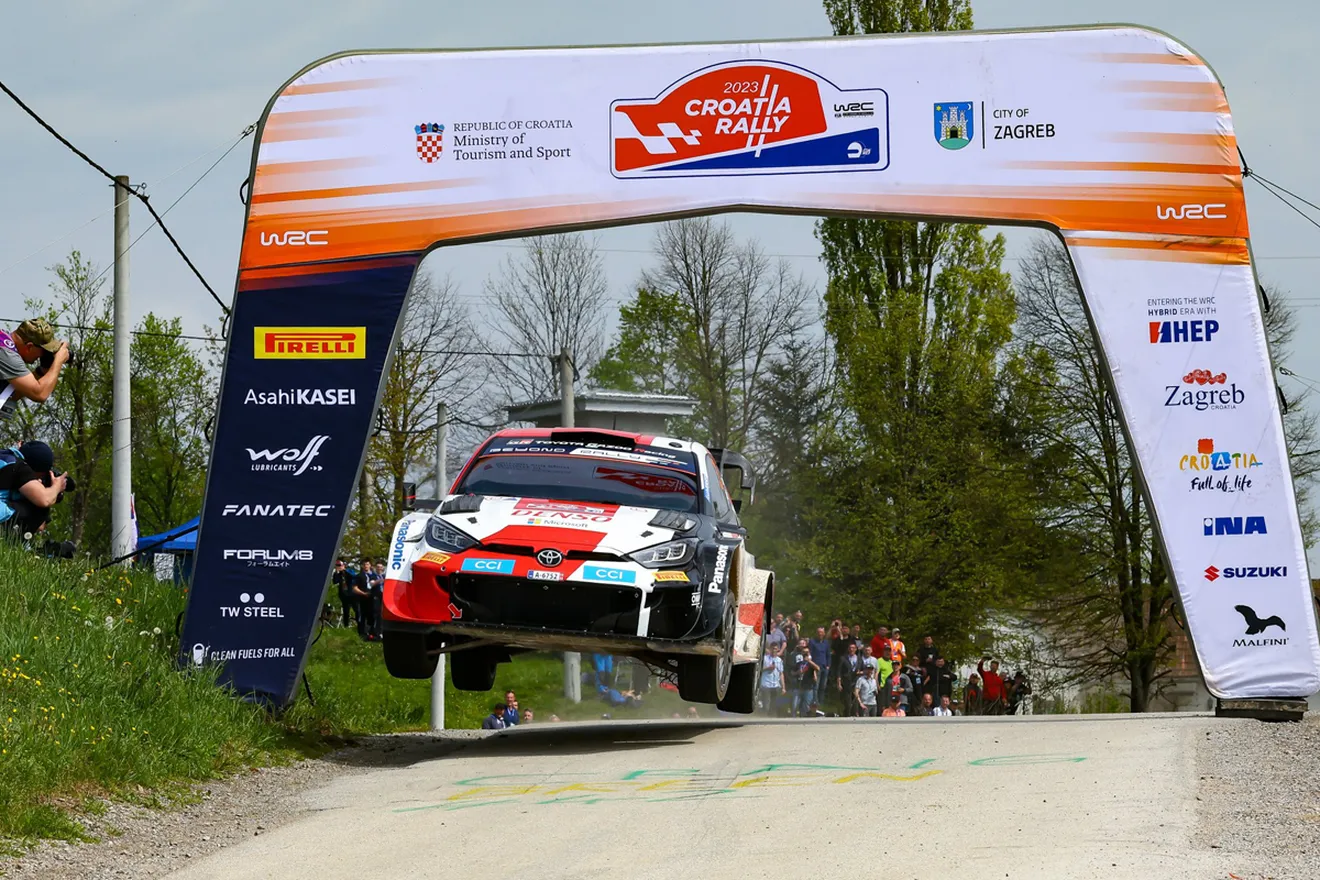 Arreón de Elfyn Evans para presionar a Thierry Neuville en el Rally de Croacia