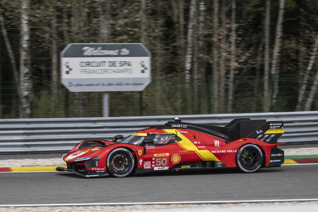 Ferrari se anota un esperanzador doblete en el FP2 de las 6 Horas de Spa