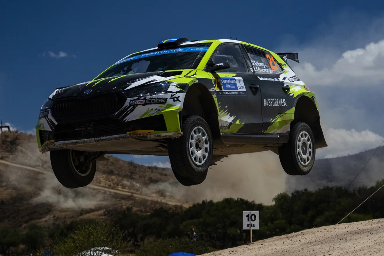 Menos participantes, pero gran talento en la categoría WRC2 del Rally de México