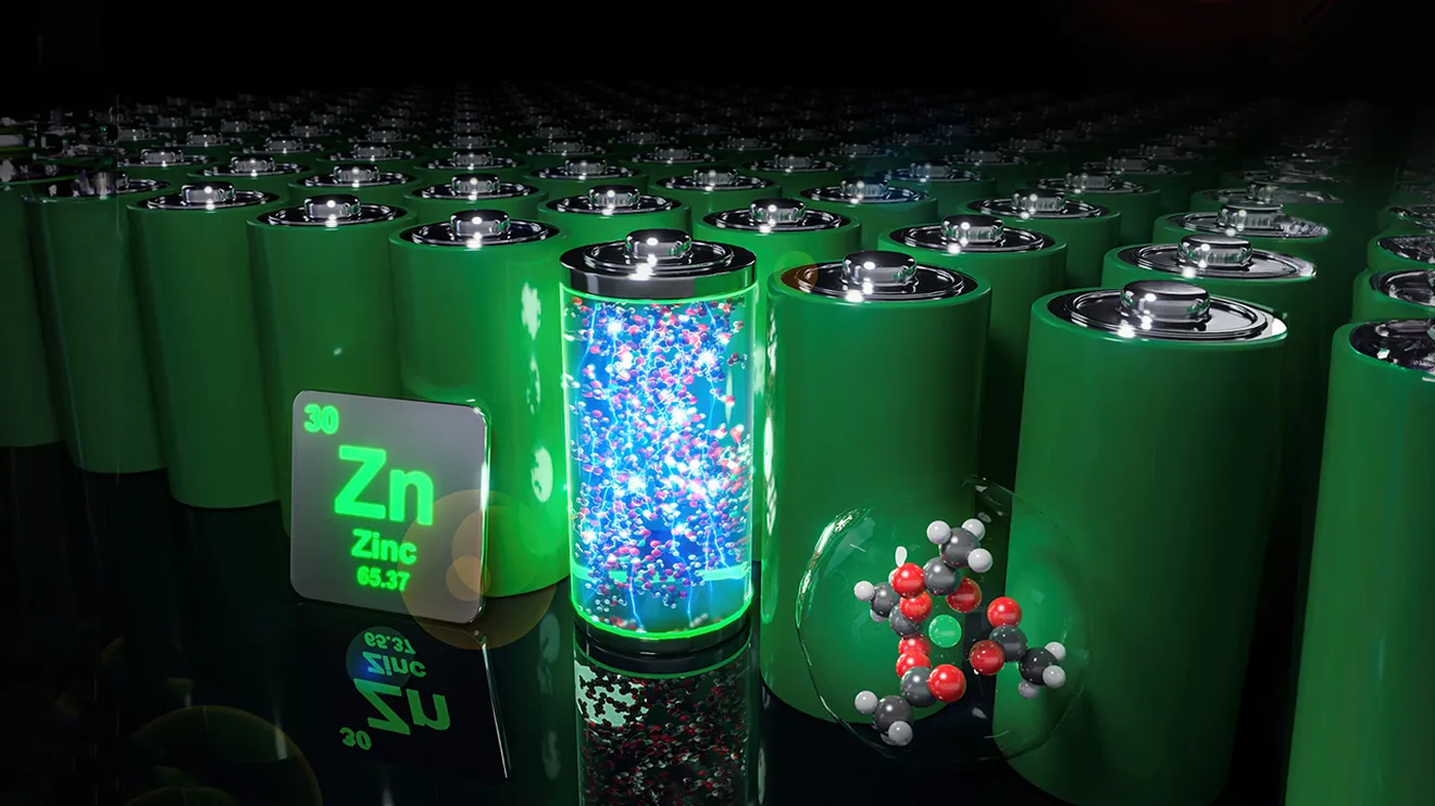 Baterías de zinc a base de agua