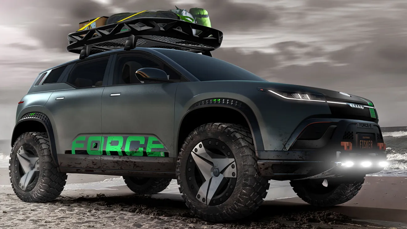 Fisker desvela el nuevo Ocean Force E, la versión más off-road de su nuevo SUV eléctrico